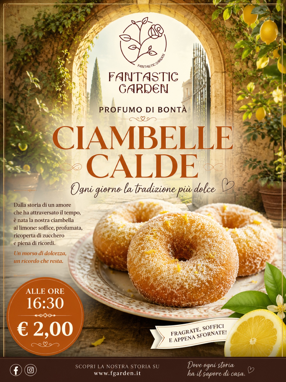 Fantastic Garden Ciambelle Calde 传单