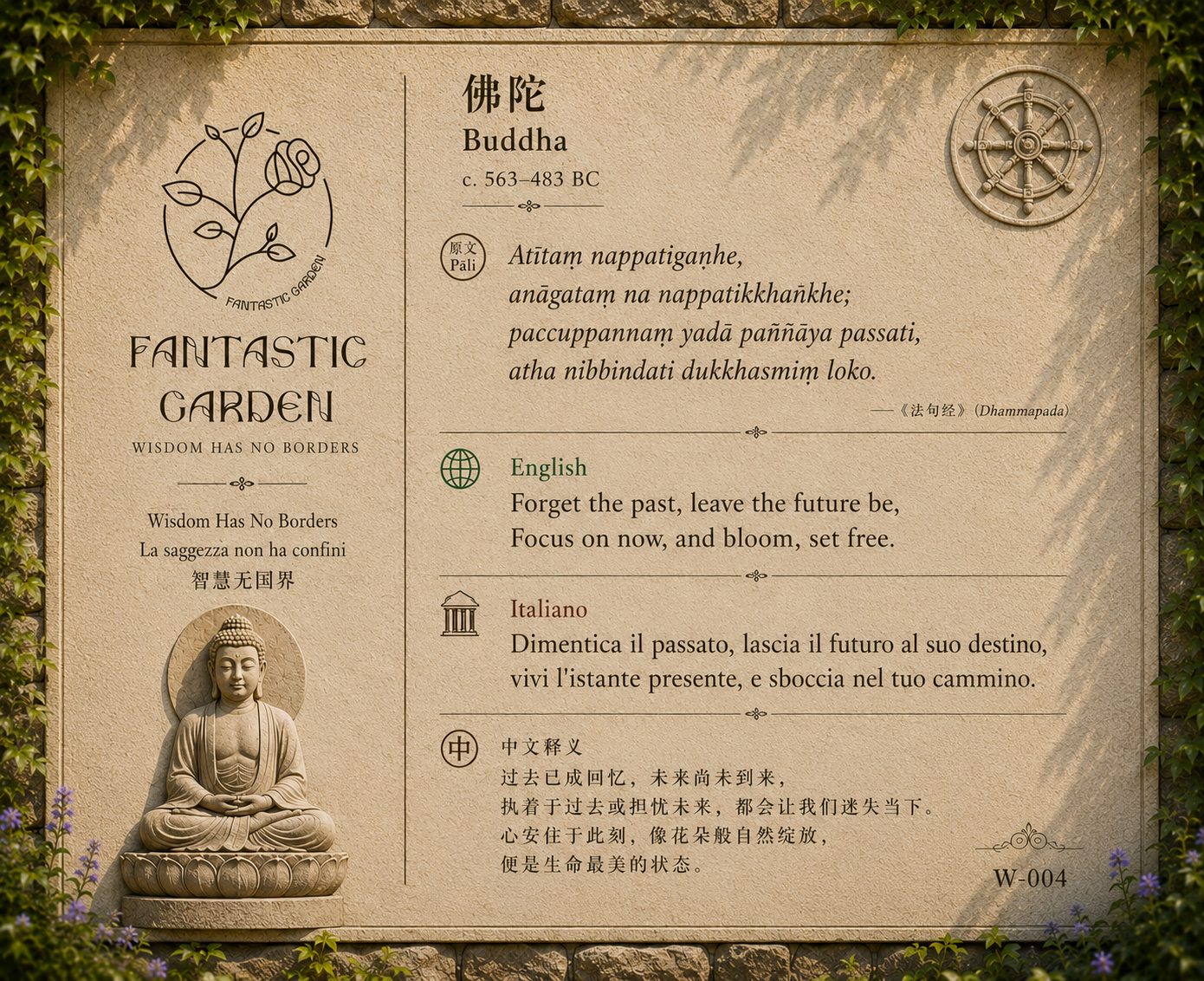 Buddha Wisdom Wall